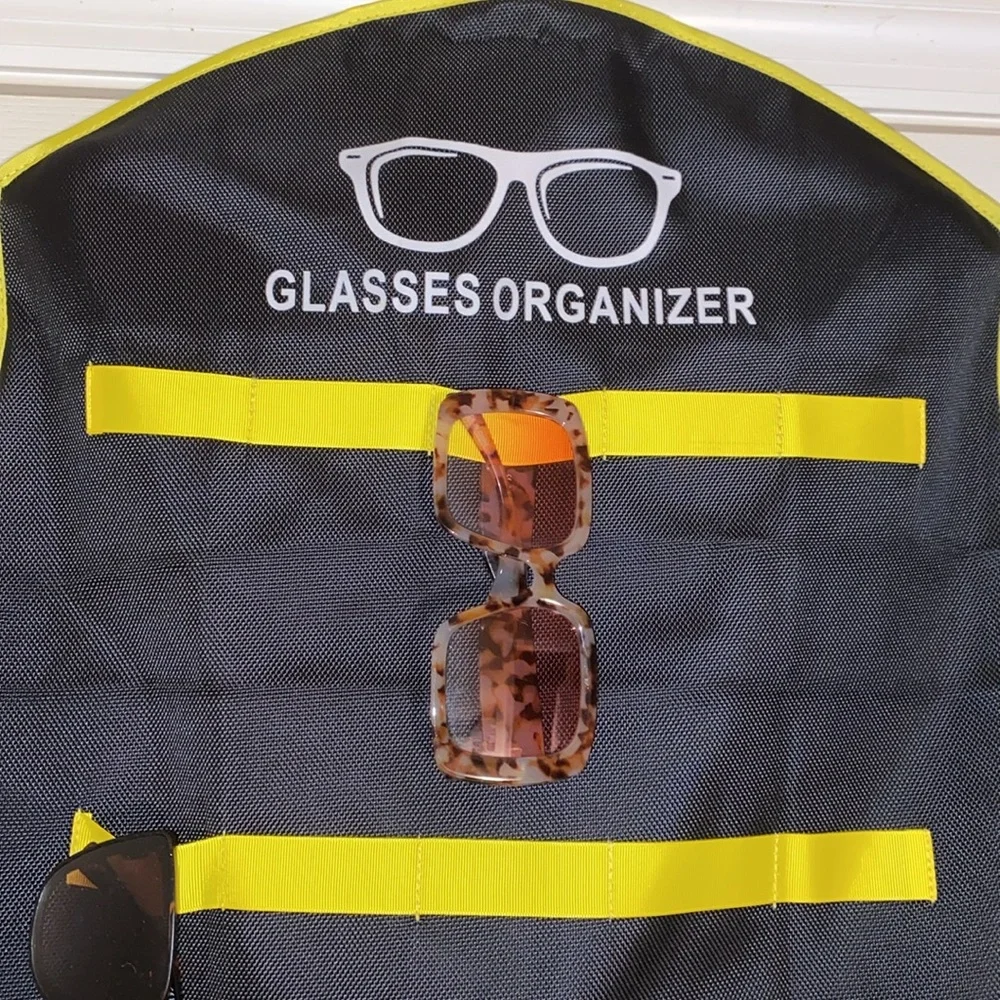 Eye Glass Hanging Organizer for 15 Pairs of Your Favorite Glasses OS
